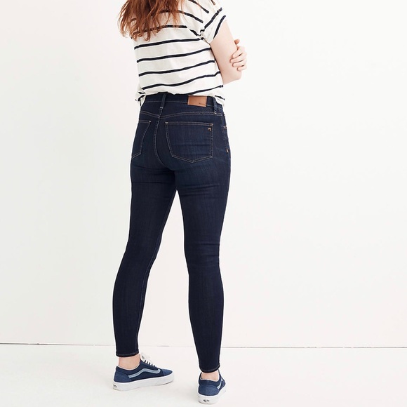 NWT Madewell Tall 9" High-Rise Skinny Jeans Sz 35T - Picture 7 of 7